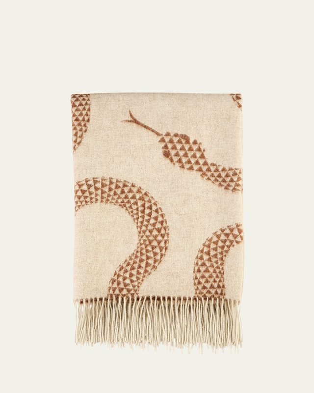 Edna Merino Wool Throw, 50" x 70"